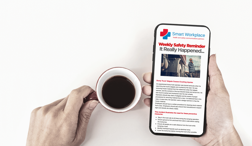 FREE Weekly Safety Reminder – Smart Workplace