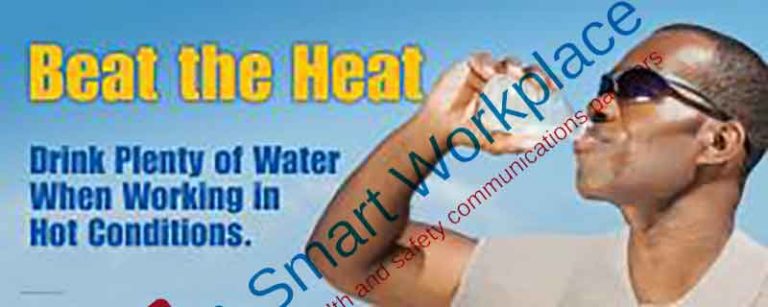 Beat The Heat - 10x4 Safety Banner (with slits) - Smart Workplace