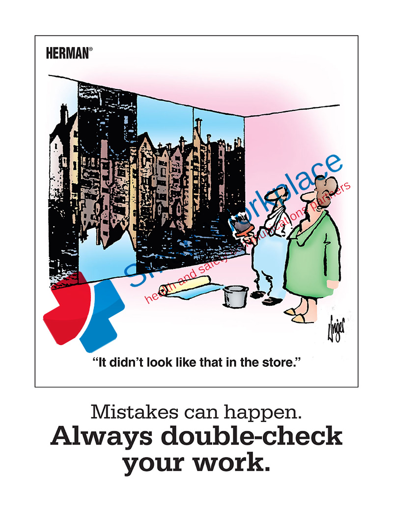 Behavior Poster: Double Check Your Work